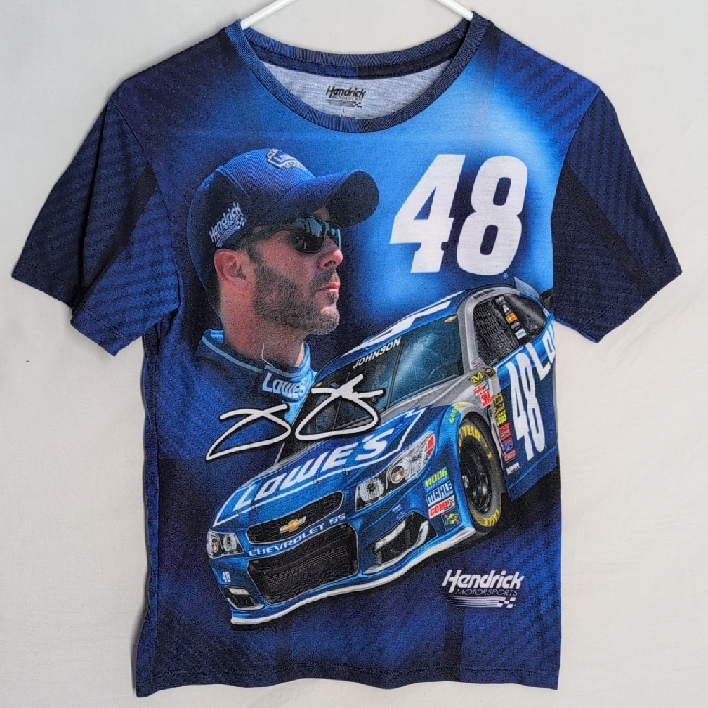 Hendrick Motorsports Kids Blue Racing Tee